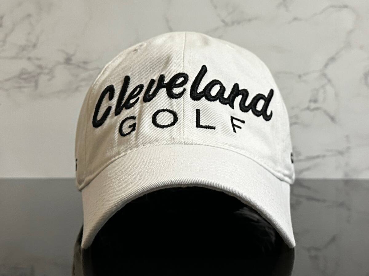 [ не использовался товар ]347KC*Cleveland GOLF Cleveland Golf CG16 серии Logo колпак шляпа сверху товар . ощущение роскоши. есть белый {FREE размер }