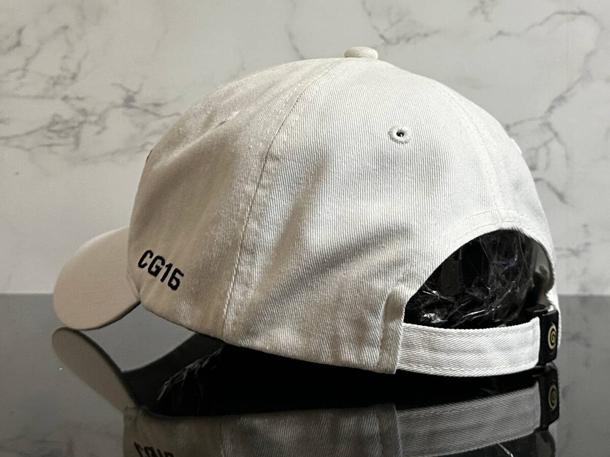【未使用品】347KC★Cleveland GOLF クリーブランド ゴルフ CG16 シリーズ ロゴ キャップ 帽子 上品で高級感のあるホワイト《FREEサイズ》の画像6