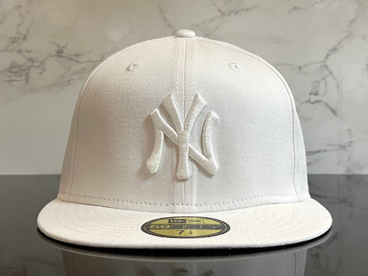 【未使用品】318KB 訳あり★NEW ERA 59FIFTY×MLB ニューヨーク ヤンキース New York Yankees コラボ キャップ 帽子《SIZE 7 1/8・56.8㎝》