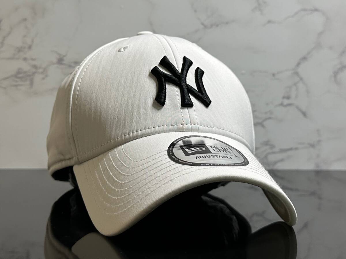 【未使用品】201KE 訳あり★NEW ERA×MLB ニューヨーク ヤンキース New York Yankees キャップ 上品で高級感のあるホワイト《FREEサイズ》の画像3