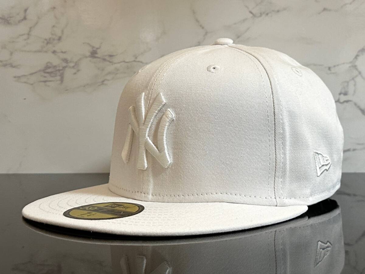 【未使用品】318KB 訳あり★NEW ERA 59FIFTY×MLB ニューヨーク ヤンキース New York Yankees コラボ キャップ 帽子《SIZE 7 1/4・57.7㎝》の画像1