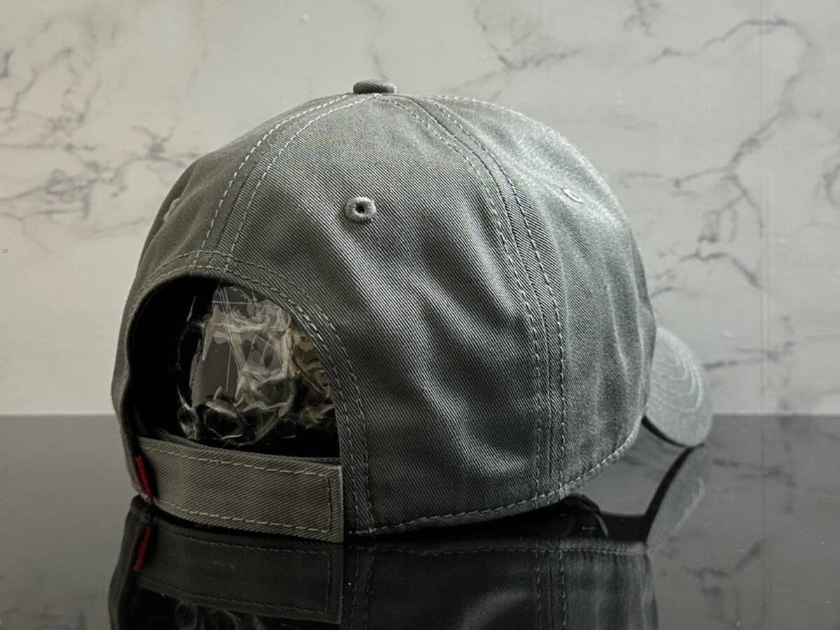 【未使用品】306KD 上品★OAKLEY オークリー キャップ 帽子 CAP 上品で高級感のあるグレーのコットン素材にブラックロゴ♪《FREEサイズ》の画像7