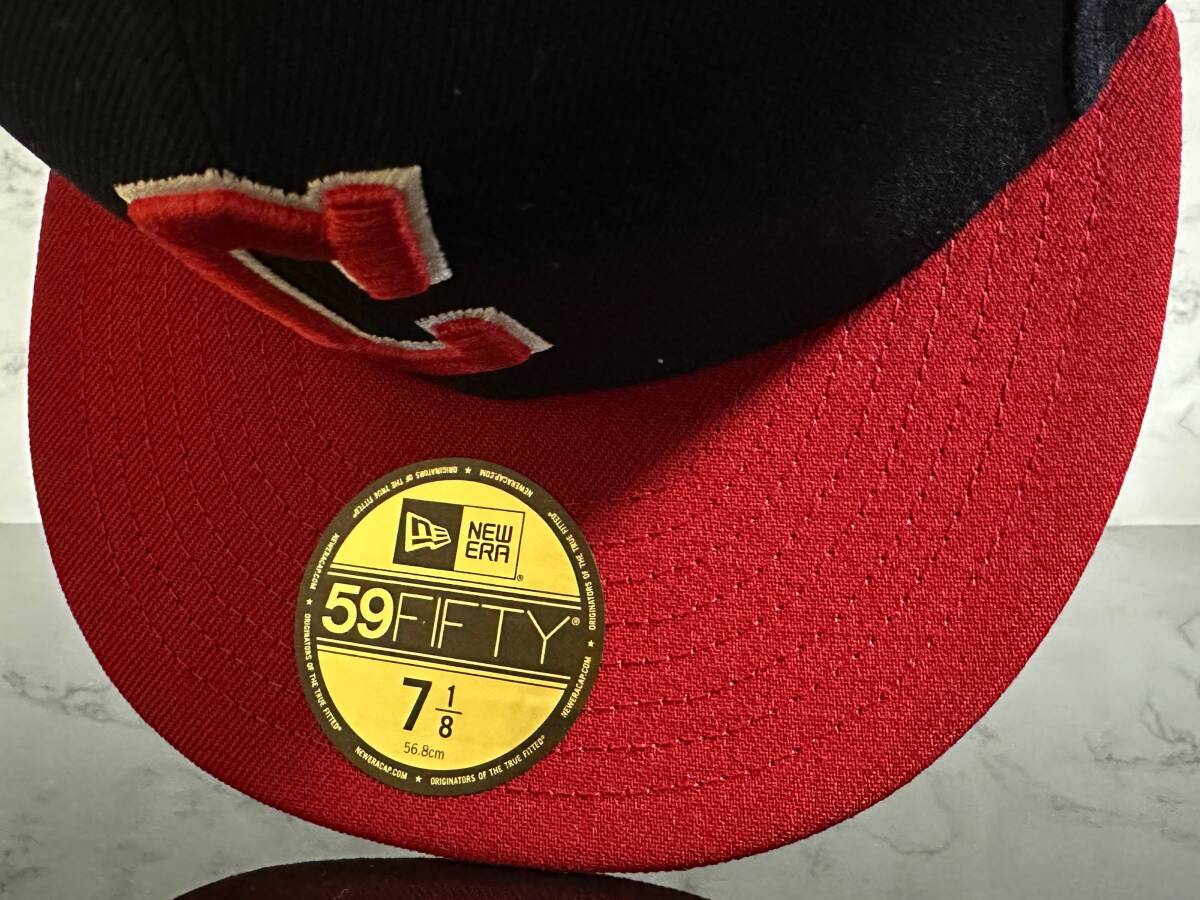 【未使用品】31E★NEW ERA 59FIFTY×MLBクリーブランド ガーディアンズCleveland Guardians キャップ 帽子 CAP《SIZE 7 1/8・56.8㎝》の画像9