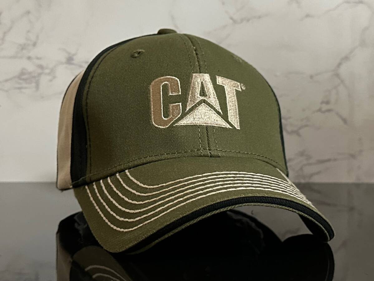 【未使用品】116K 訳あり★Caterpillar キャタピラー CAT キャットキャップ ファンにも嬉しい上品で高級感のあるデザイン《FREEサイズ》の画像1