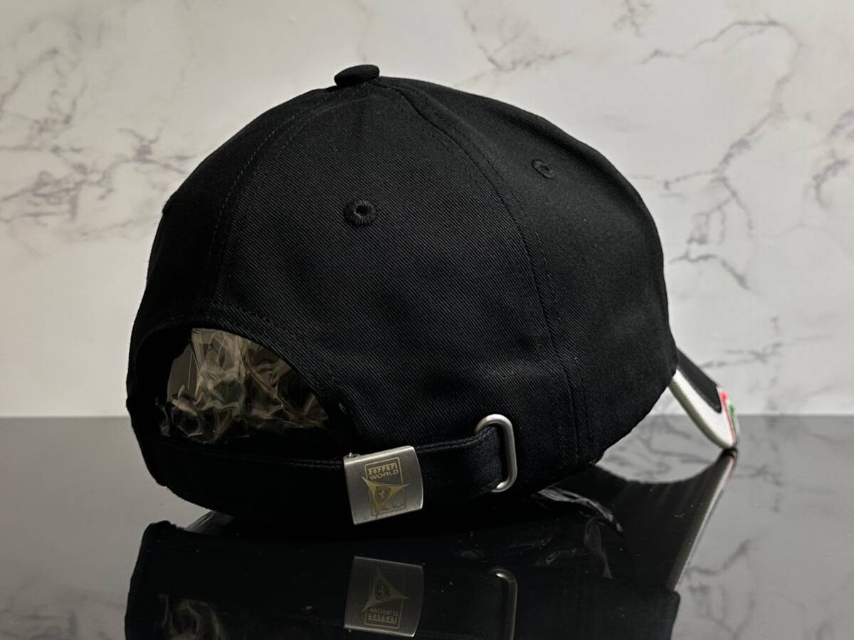 【未使用品】224KA★Ferrari フェラーリ キャップ 帽子 CAP ファンにも嬉しい上品で高級感のあるデザインのコットン素材♪《FREEサイズ》