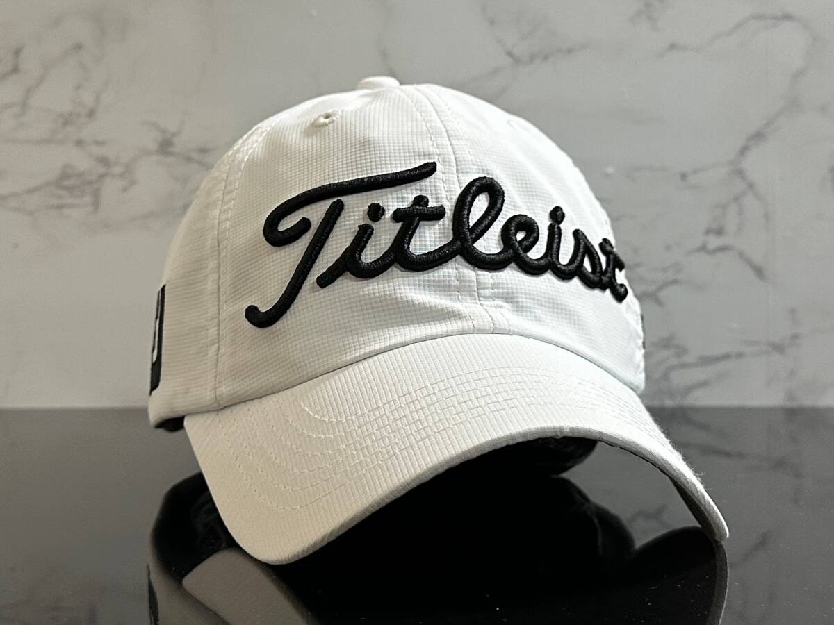 【未使用品】283KB★Titleist タイトリスト ゴルフ 帽子 高級感のあるホワイトのポリエステル素材にブラックロゴ《FREEサイズ》渋野日向子の画像1