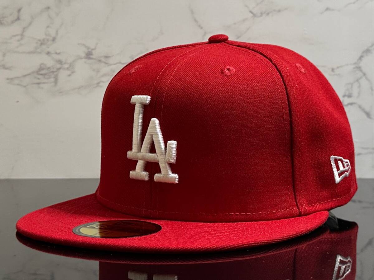 [ не использовался товар ]186KB*NEW ERA 59FIFTY×MLB Los Angeles doja-sLos Angeles Dodgers сотрудничество колпак большой . sho flat {SIZE 7 5/8*60.6.}