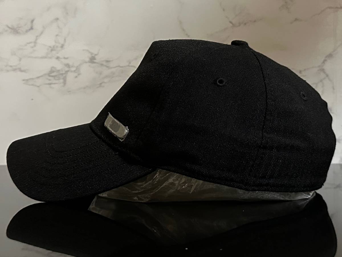 【未使用品】50F★OAKLEY オークリー キャップ 帽子 CAP 上品で高級感のあるブラックの伸縮素材にメタル製ロゴ♪《伸縮前60㎝～63㎝位迄》の画像3