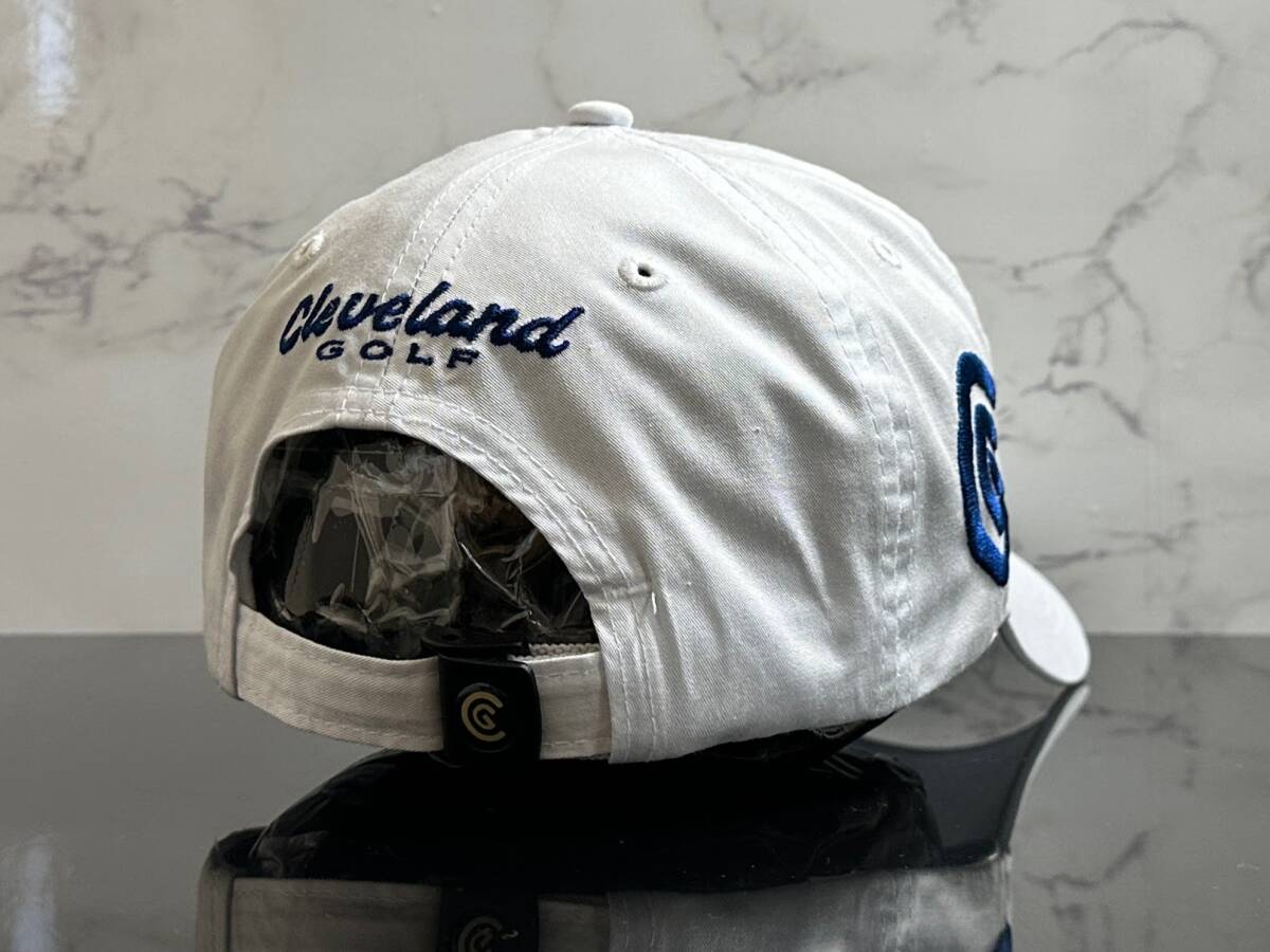 【未使用品】320KB★Cleveland GOLF クリーブランド ゴルフキャップ 帽子 CAP 上品で高級感のあるホワイトのコットン素材♪《FREEサイズ》の画像5