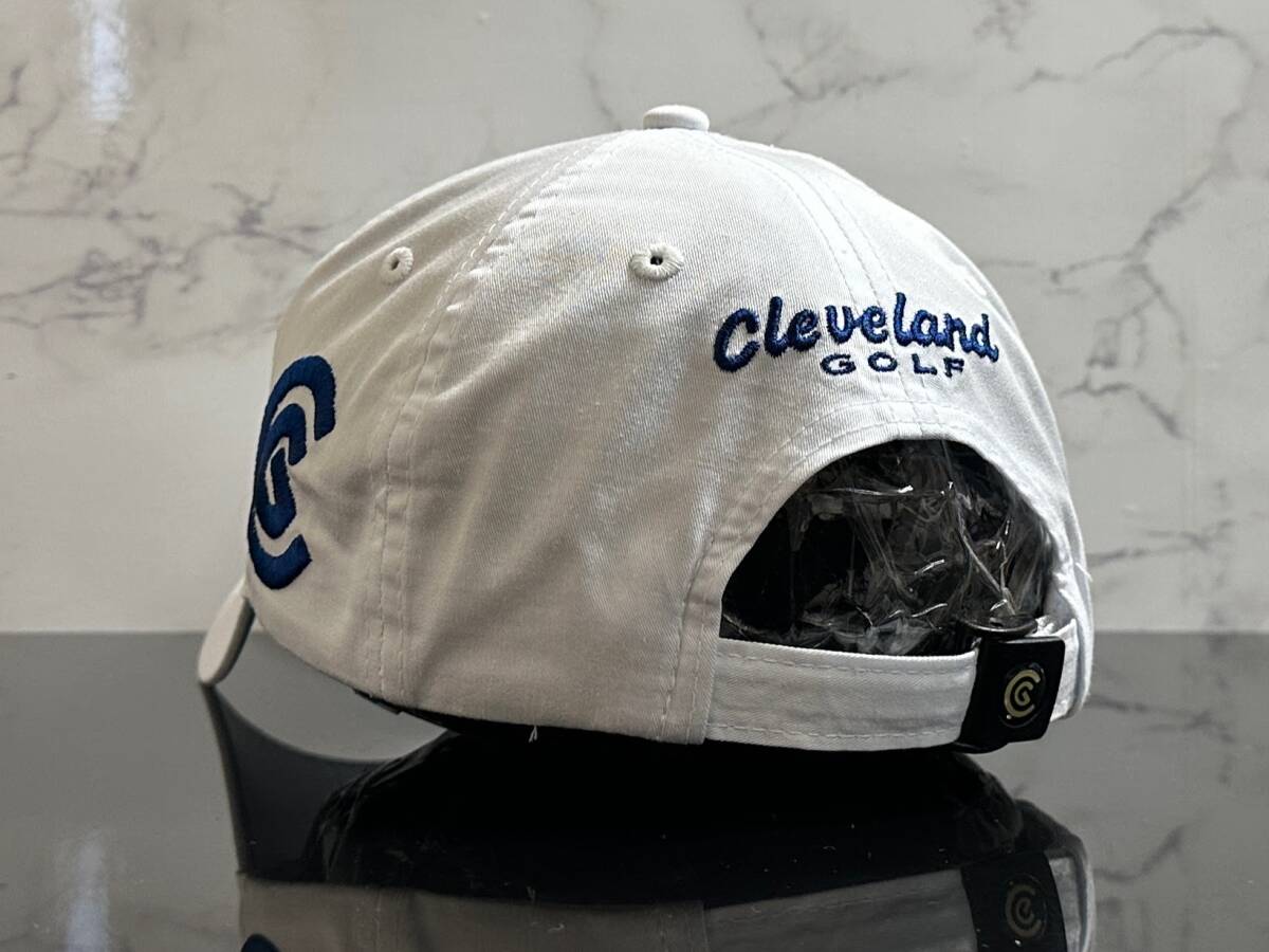 【未使用品】320KB★Cleveland GOLF クリーブランド ゴルフキャップ 帽子 CAP 上品で高級感のあるホワイトのコットン素材♪《FREEサイズ》の画像6