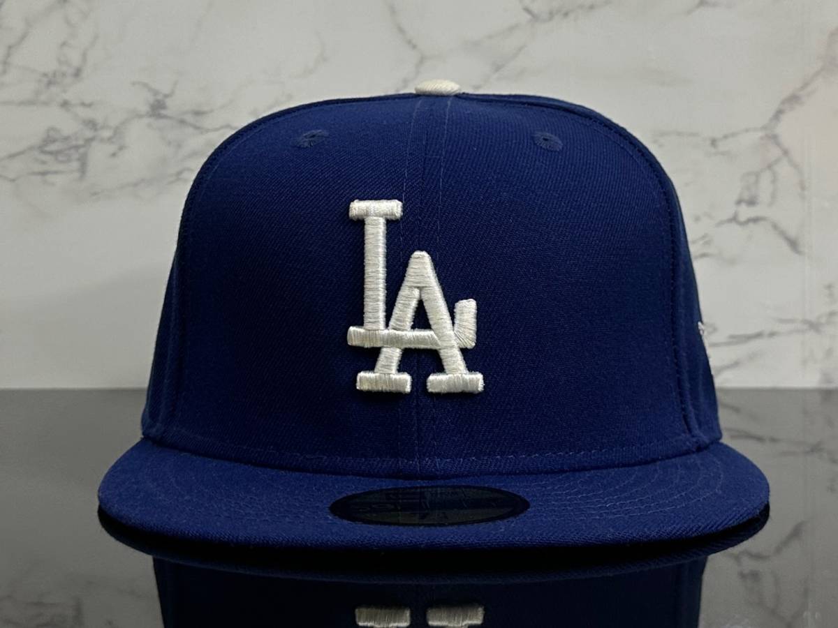 【未使用品】180A★NEW ERA 59FIFTY×MLB ロサンゼルス ドジャース Los Angeles Dodgers コラボ キャップ 帽子 CAP《SIZE 7 1/4・57.7㎝》の画像2