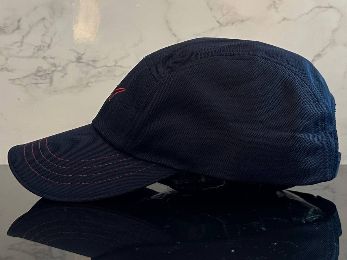 【未使用品】996J★GREG NORMAN グレグ ノーマン ゴルフ キャップ 帽子 CAP 高級感のあるネイビーのポリエステル伸縮素材♪《FREEサイズ》の画像4