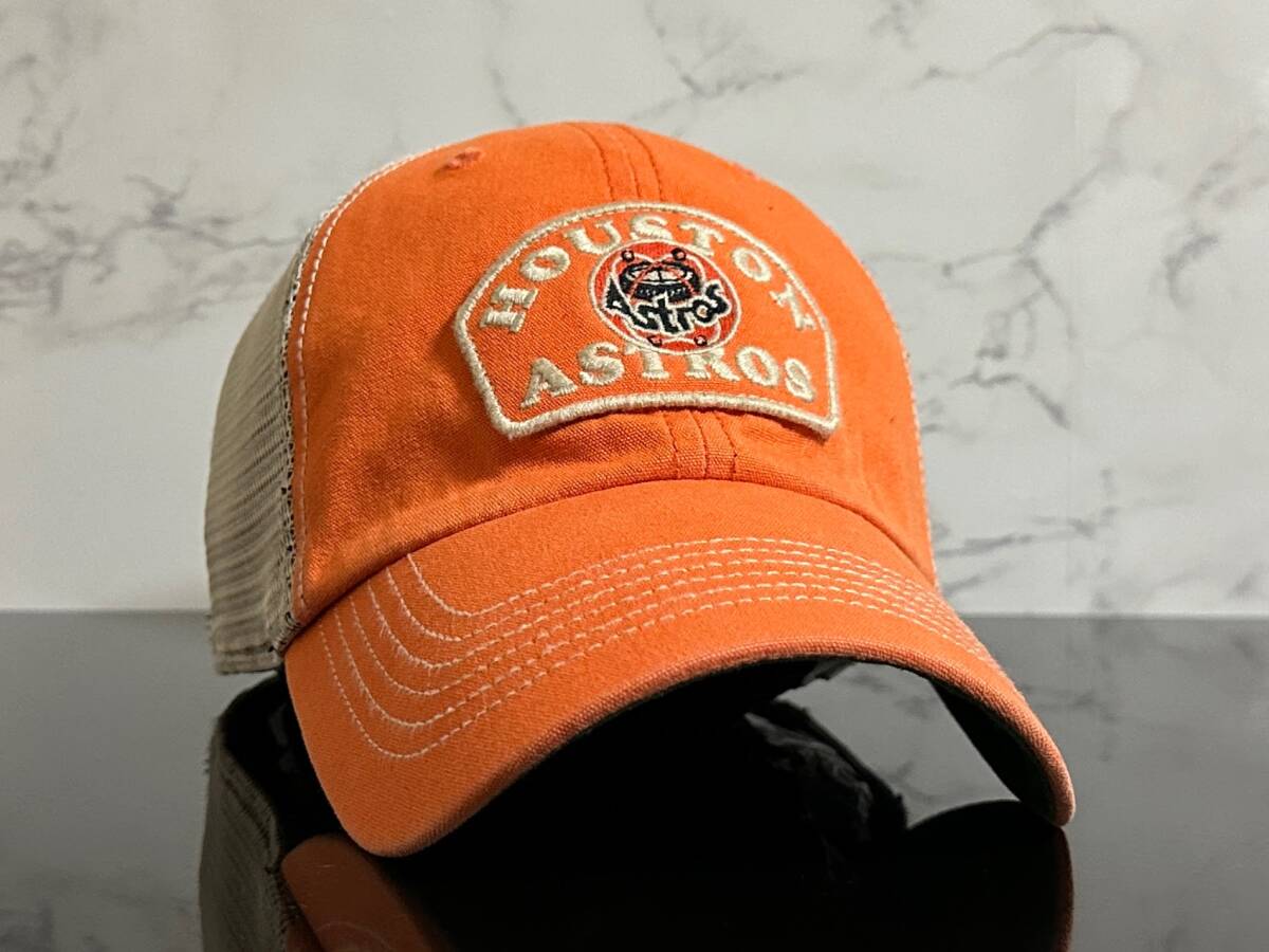 【未使用品】340KE★’47BRAND×MLB ヒューストン・アストロズHouston Astros コラボキャップ 帽子 CAP 限定1個！《伸縮前57㎝～62㎝位迄》の画像3