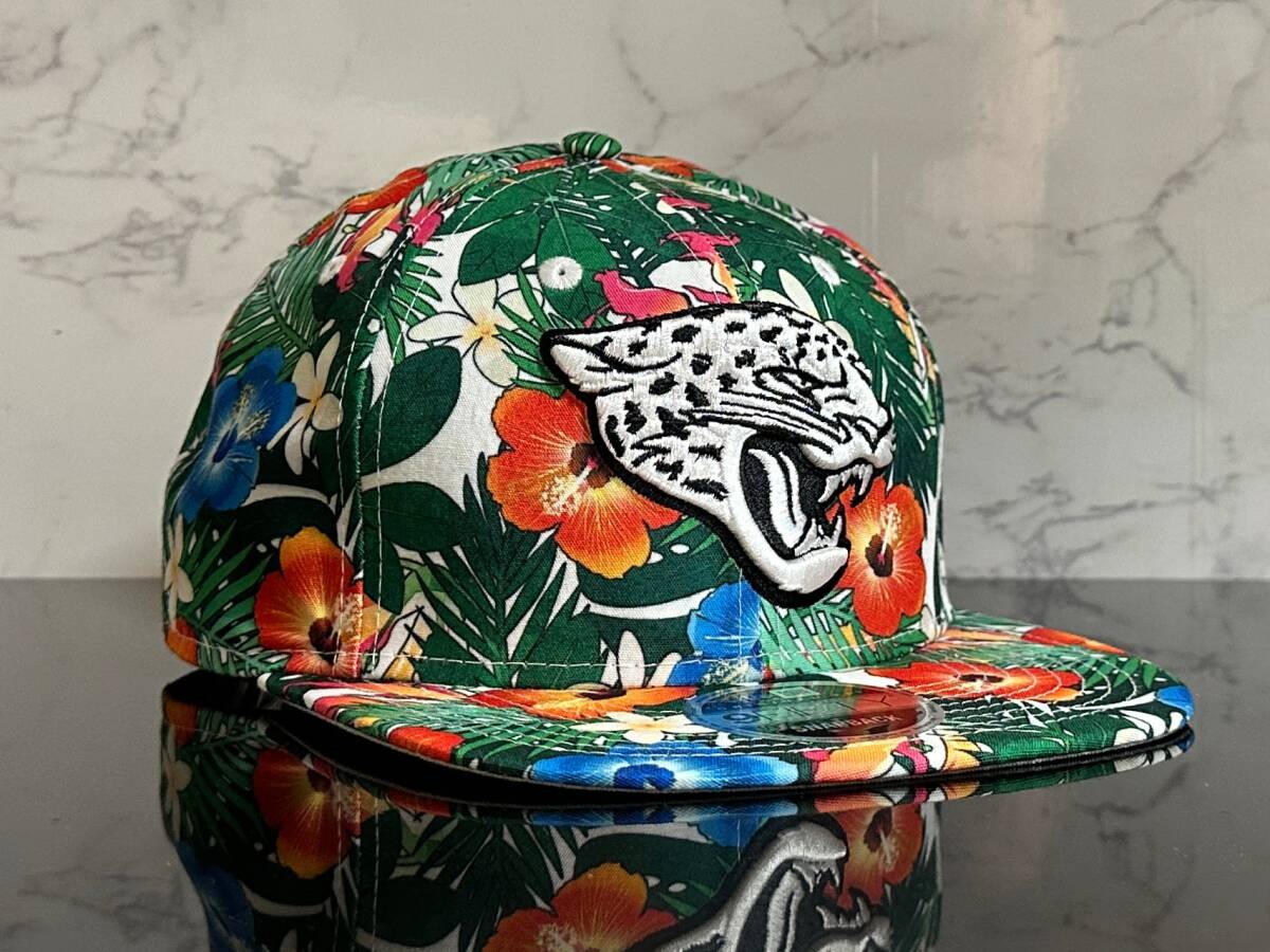 【未使用品】55F★NEW ERA ニューエラ 9FIFTY×NFL ジャクソンビル・ジャガーズ Jacksonville Jaguars コラボ キャップ 帽子《FREEサイズ》