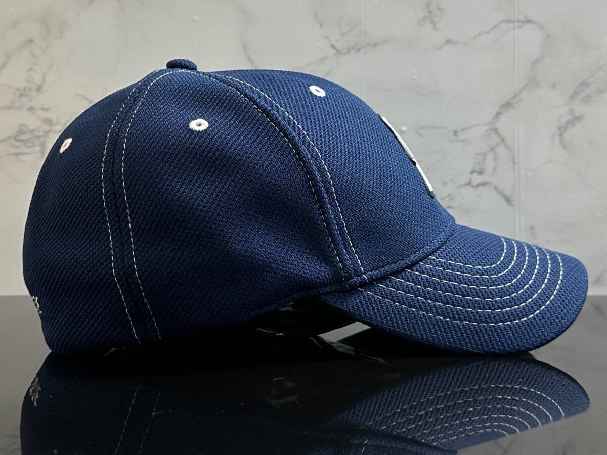 [ не использовался товар ]291KA*BRIDGESTONE GOLF Bridgestone Golf колпак шляпа CAP темно-синий. эластичный материалы. белый Logo {Size 57.~61. ранг до }