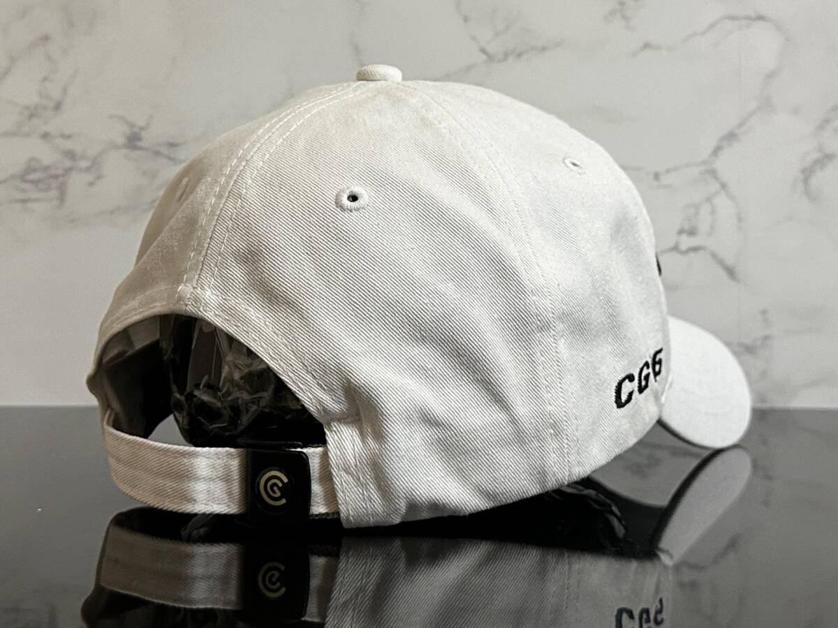 【未使用品】347KC★Cleveland GOLF クリーブランド ゴルフ CG16 シリーズ ロゴ キャップ 帽子 上品で高級感のあるホワイト《FREEサイズ》の画像7