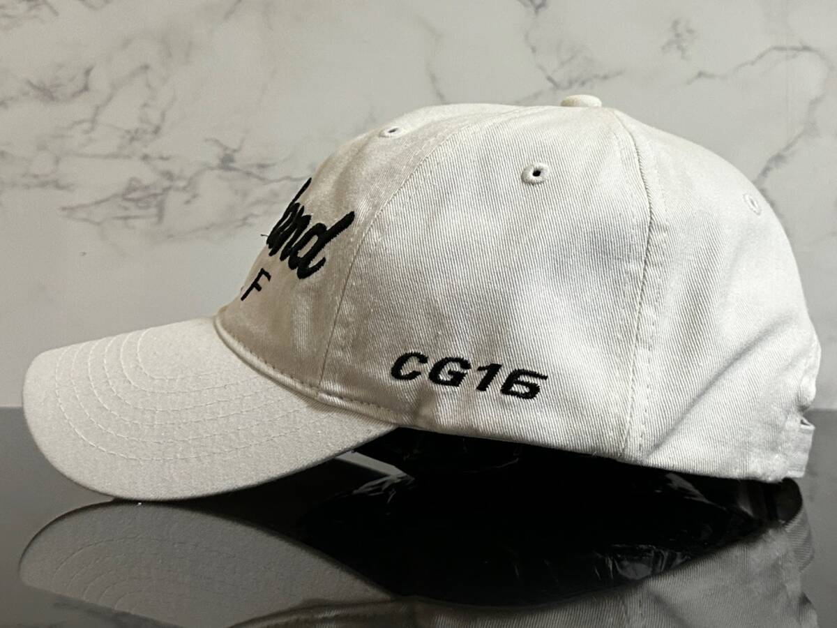 【未使用品】347KC★Cleveland GOLF クリーブランド ゴルフ CG16 シリーズ ロゴ キャップ 帽子 上品で高級感のあるホワイト《FREEサイズ》の画像5