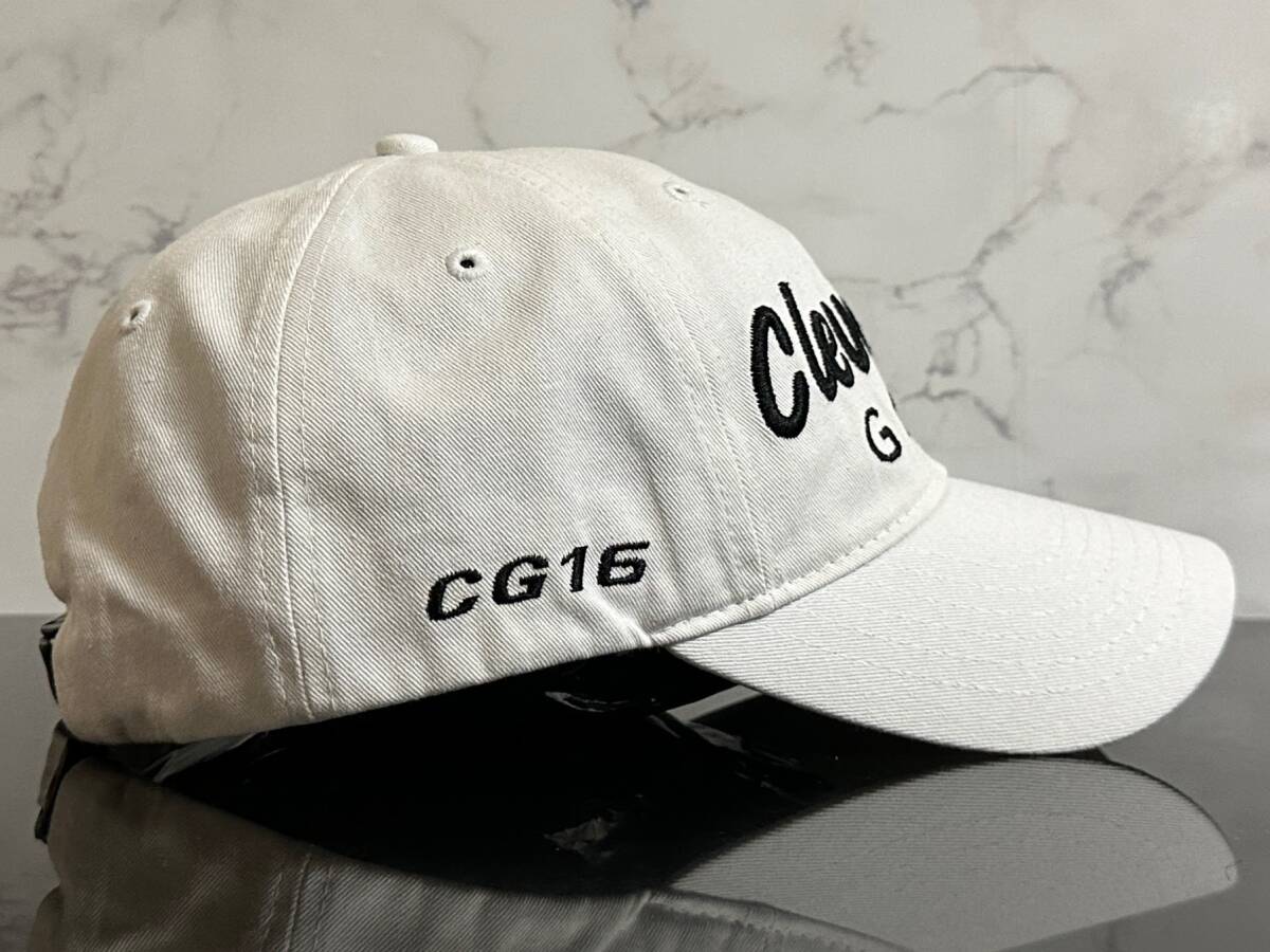 【未使用品】347KC★Cleveland GOLF クリーブランド ゴルフ CG16 シリーズ ロゴ キャップ 帽子 上品で高級感のあるホワイト《FREEサイズ》の画像4