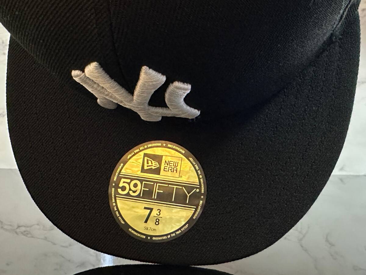 【未使用品】198KE★NEW ERA 59FIFTY×MLB ニューヨーク ヤンキース New York Yankees コラボ キャップ 帽子 CAP《SIZE 7 3/8・58.7㎝》_画像9