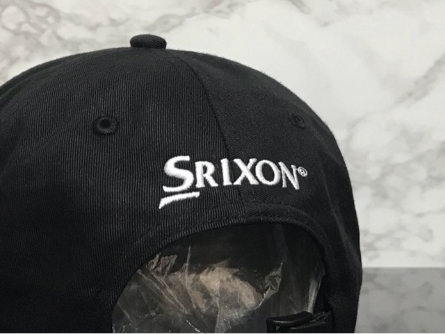 【未使用品】130E★SRIXON スリクソン ゴルフ キャップ 上品で高級感のあるブラックにZーSTARシリーズロゴ 帽子《FREEサイズ》松山英樹の画像6