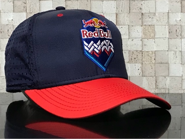 【未使用品】154KB★NEW ERA ニューエラ×Red Bull レッドブル コラボ キャップ 限定1個！クールなデザインのナイロン素材♪《FREEサイズ》