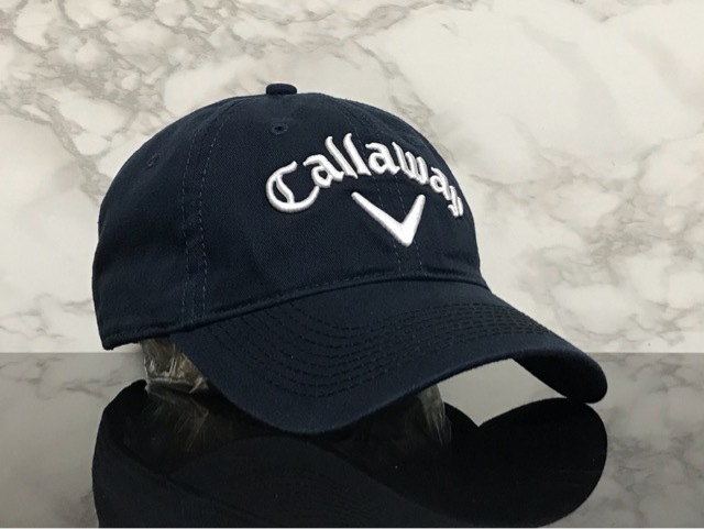 【未使用品】68D★Callaway Golf キャロウェイ ゴルフ キャップ 帽子 CAP 上品で高級感のあるネイビーにシリーズロゴ♪《FREEサイズ》_画像2