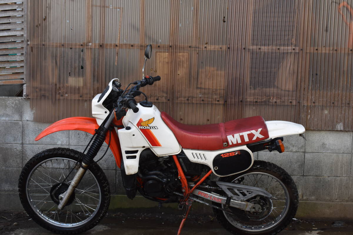 ホンダ MTX125R★JD05 ２スト車  格安 売り切り 人気 通勤快速 エイプ  モンキー XR KSR KLX グロム CRMの画像5