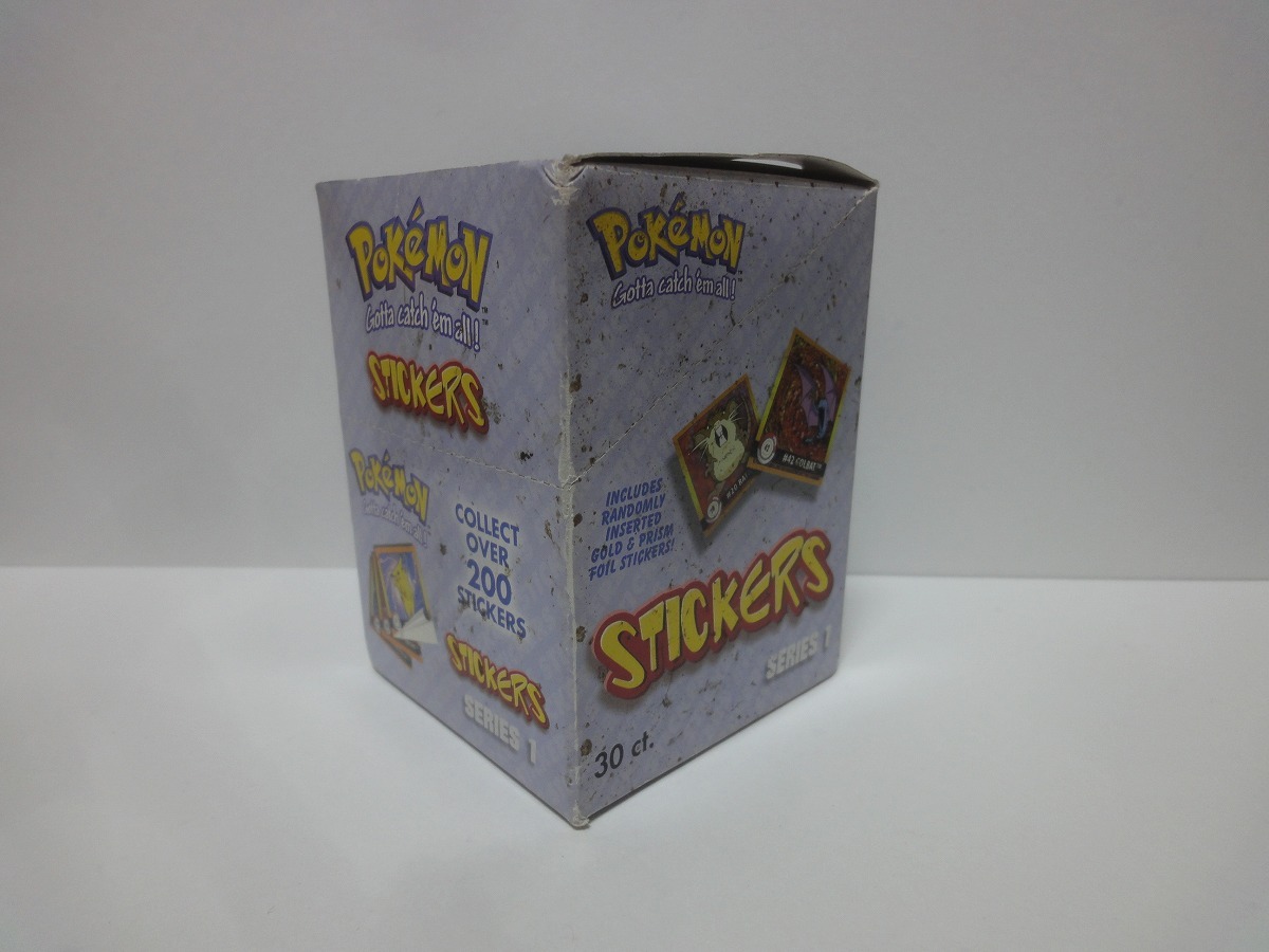 artbox POKEMON Gotta catch em all ! SERIES1 ● アマダ　ポケモン　最強シール烈伝　海外版　外箱付き未開封30パック_画像2