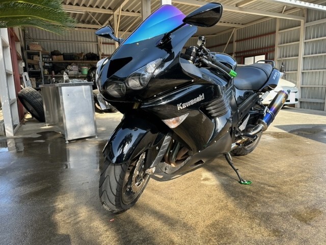 ☆ZZR1400☆カワサキ☆社外マフラー☆ハンドルヒーター☆の画像3