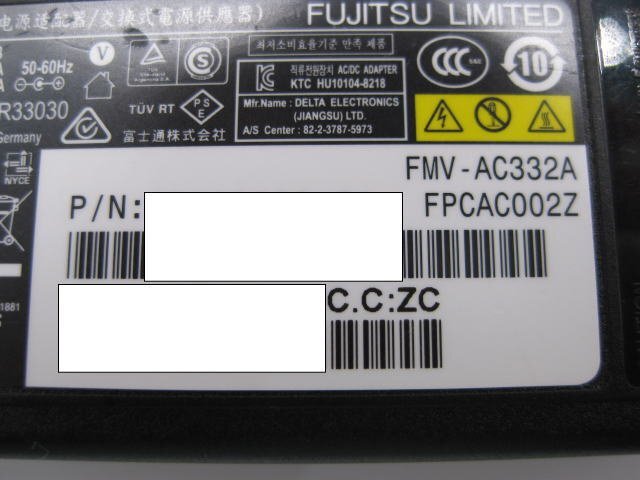 * Fujitsu /FUJITSU* original AC adaptor *FMV-AC332A/FPCAC002Z/ADP-65JH AB*19V/3.42A*10 piece set * power cord lack of * present condition delivery *T0254