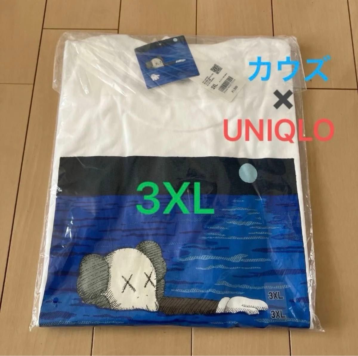 新品 UNIQLO カウズ UT グラフィックTシャツ 半袖　3XL ユニクロ 白 ホワイト Tシャツ ユニクロ