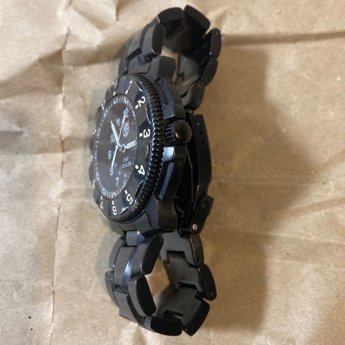 LUMINOX 腕時計 USAF STEALTH シリーズ3400 ルミノックス SWISS MADE の画像2