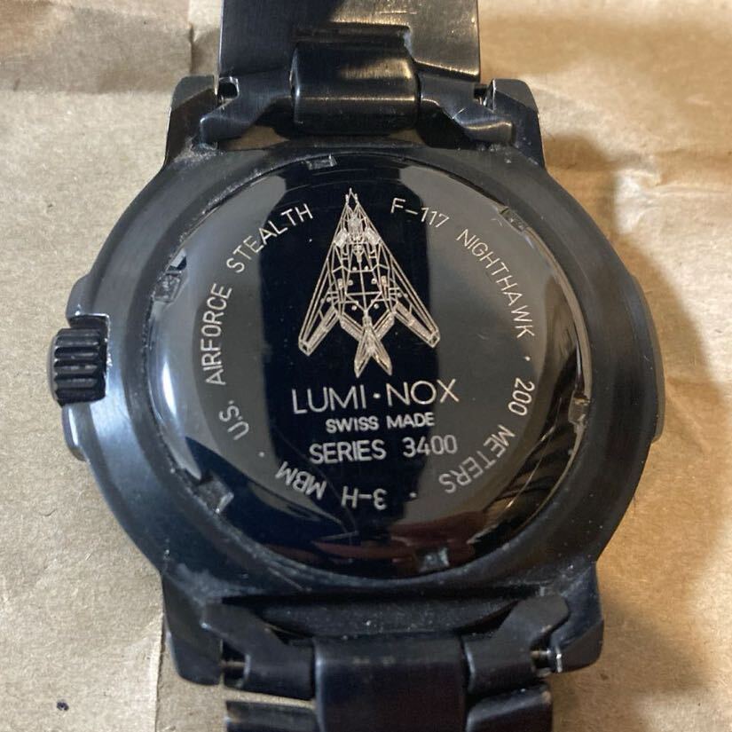 LUMINOX 腕時計 USAF STEALTH シリーズ3400 ルミノックス SWISS MADE の画像5