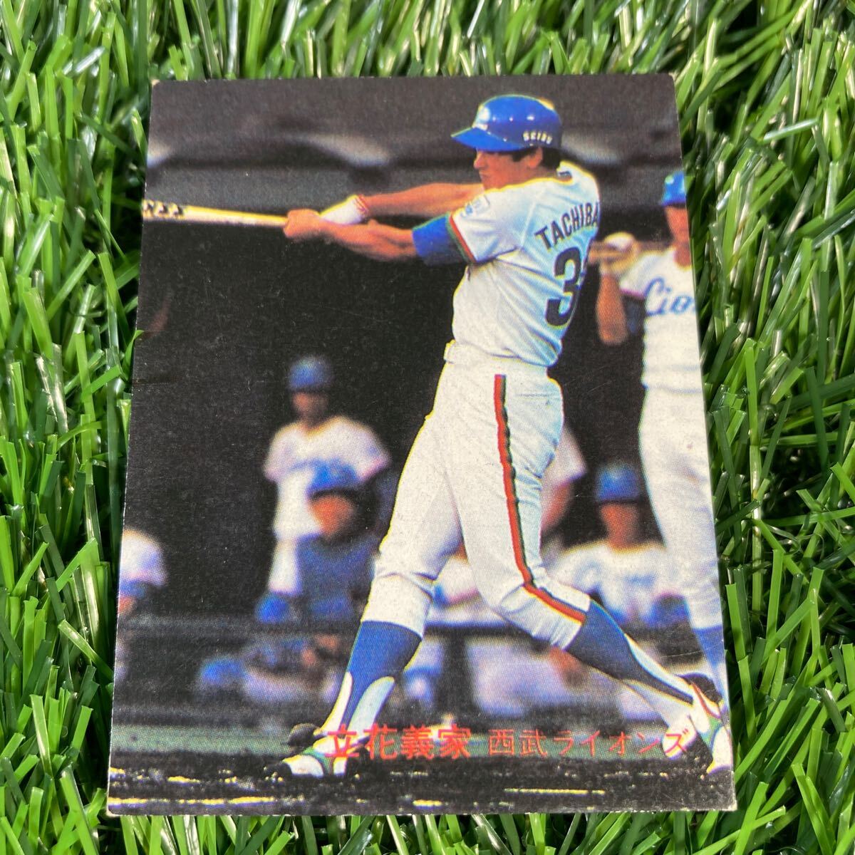 1982年 西武 立花 No.428 カルビー プロ野球カード_画像1