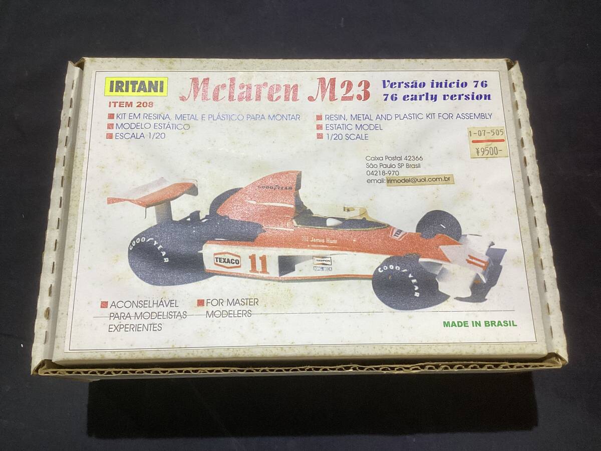 025 イリタニ　IRITANI　マクラーレン　McLaren　M23　1976 未組み立て　現状品　_画像1