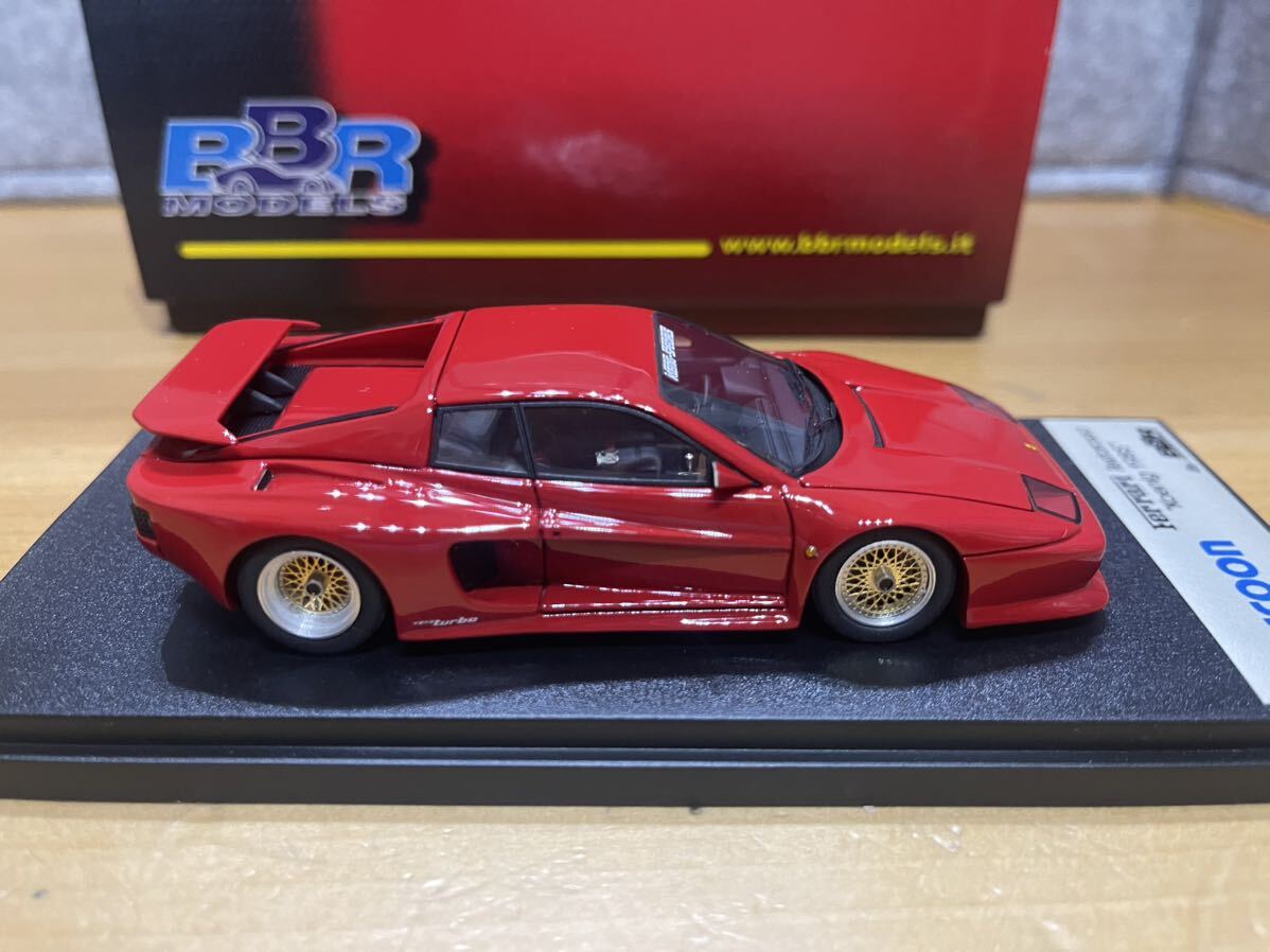 RACCOON BBR Ferrari testarossa KOENIG 1985 Ferrari Testarossa "Koenig" RED B.B.R raccoon out of print 