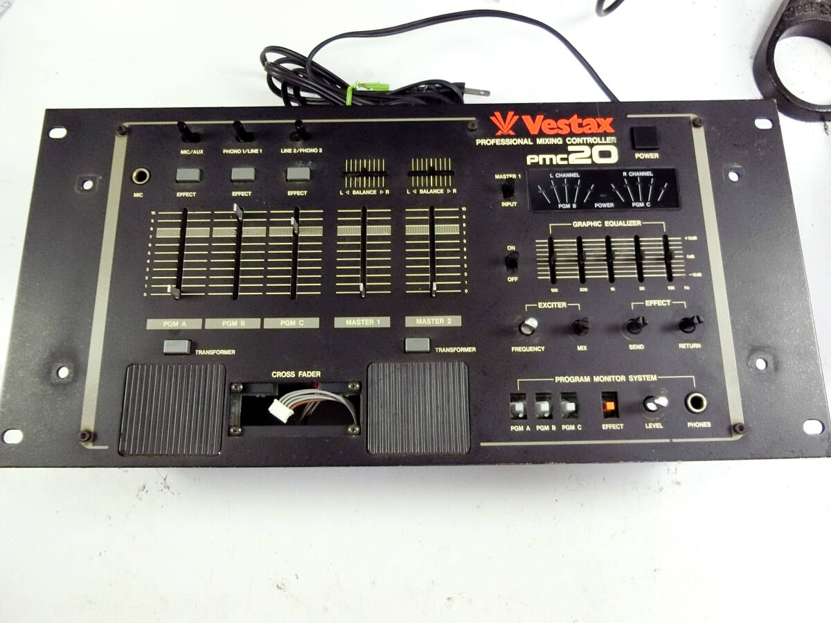 Vestax PMC20 ヴィンテージDJミキサー ジャンクの画像1