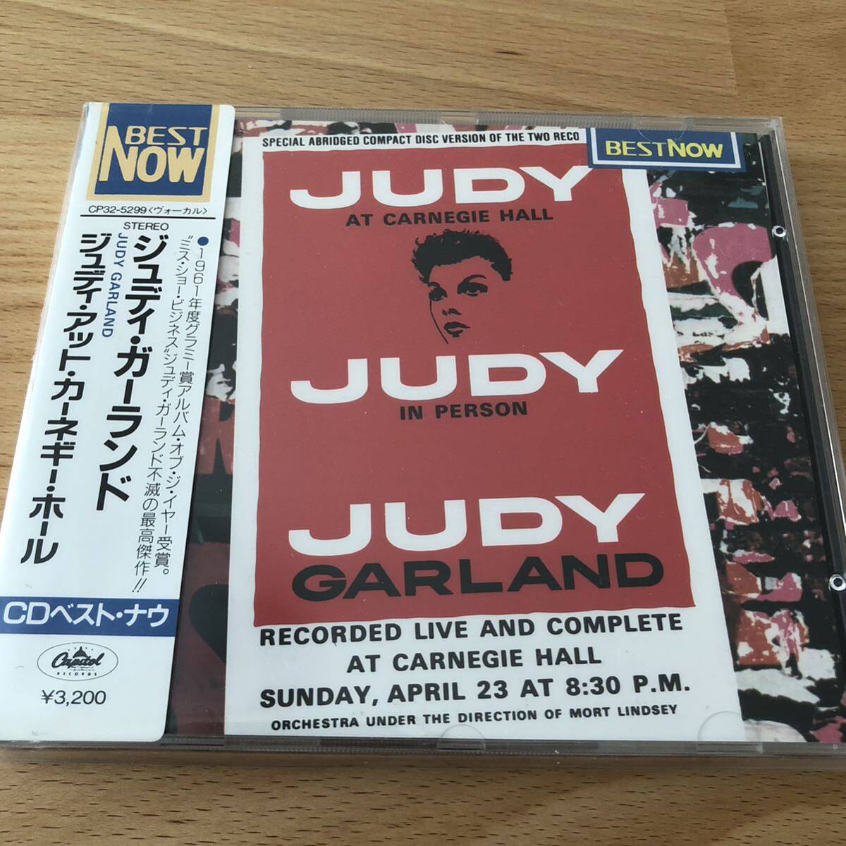 【帯付/CD】ジュディ・ガーランド／ジュディ・アット・カーネギー・ホールの画像1