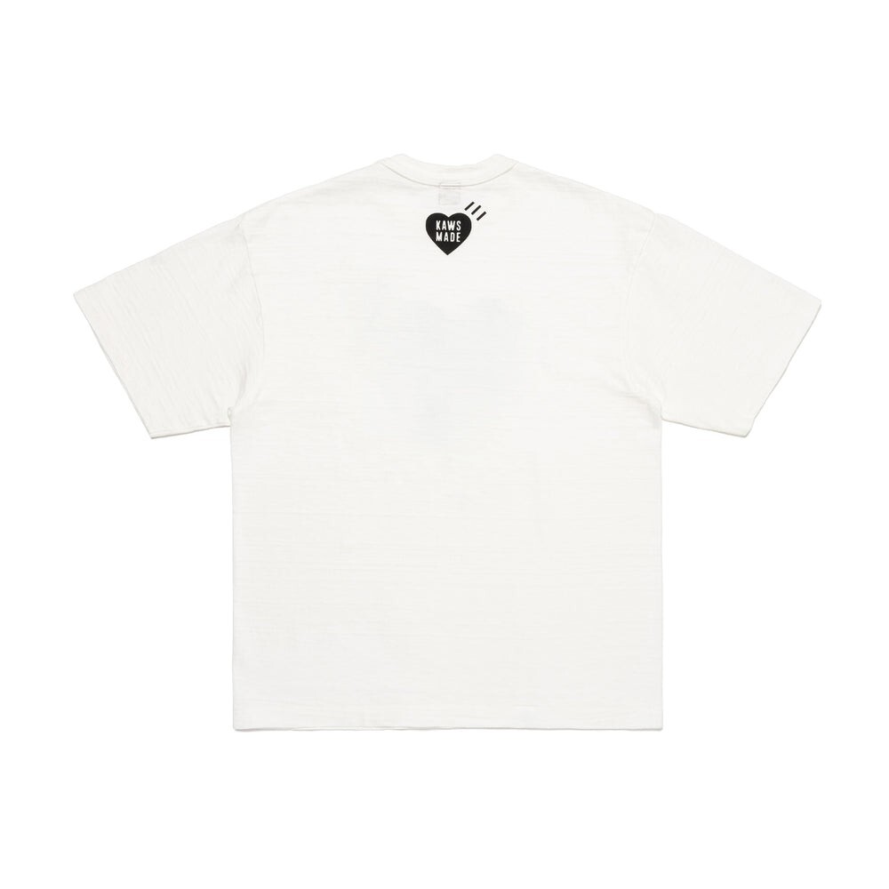 新品 2XL HUMAN MADE KAWS Made Graphic T-Shirt #2 White ヒューマンメイド カウズ メイド グラフィック Tシャツ #2 ホワイト 半袖Tシャツの画像3