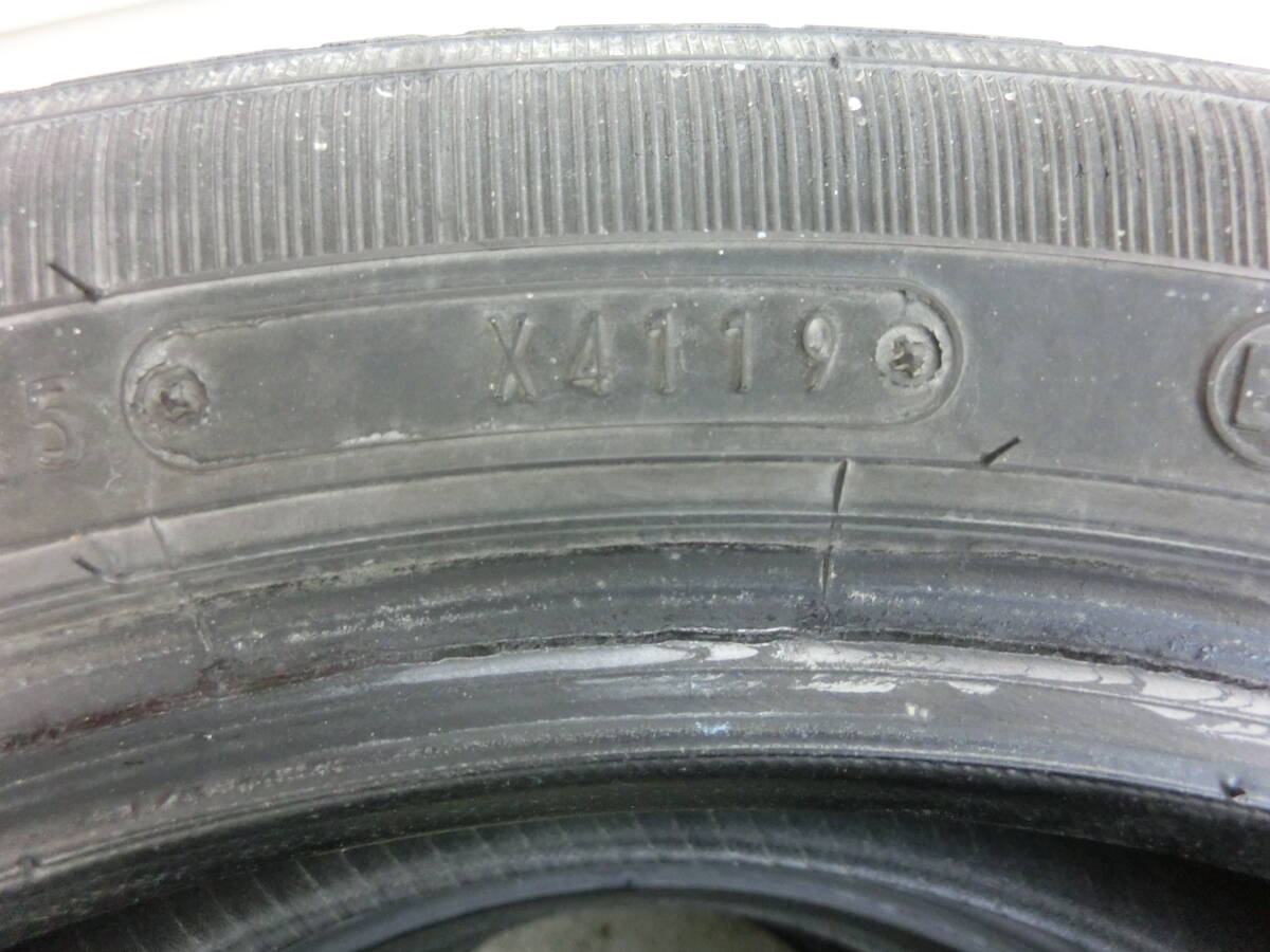 ダンロップ★エナセーヴ★165/55Ｒ15★EC300+★中古４本バリ山の画像8