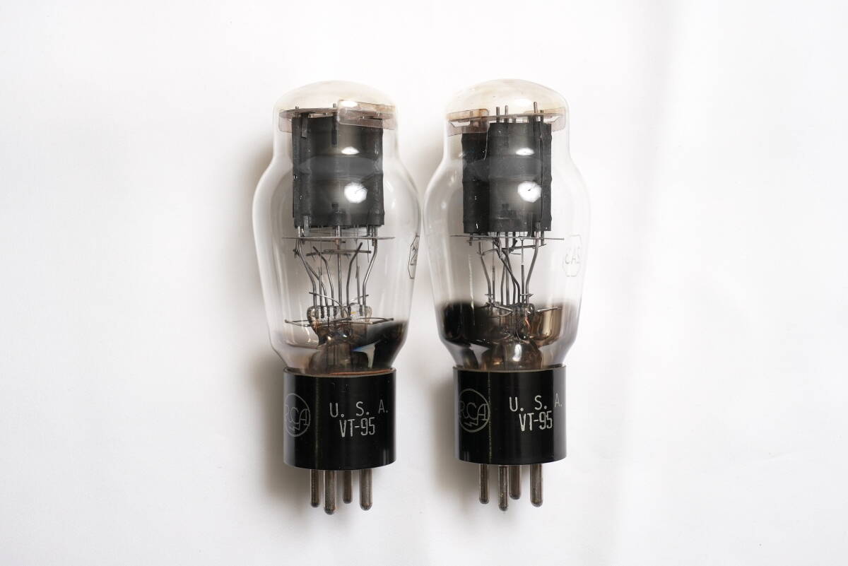 RCA 旧ロゴ 2A3 VT-95表記 2本 中古