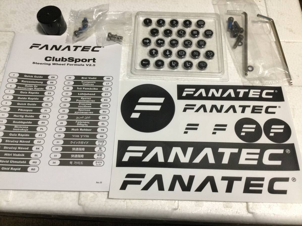 ファナテック FANATEC ClubSport Steering Wheel Formula V2.5 QR1の画像5