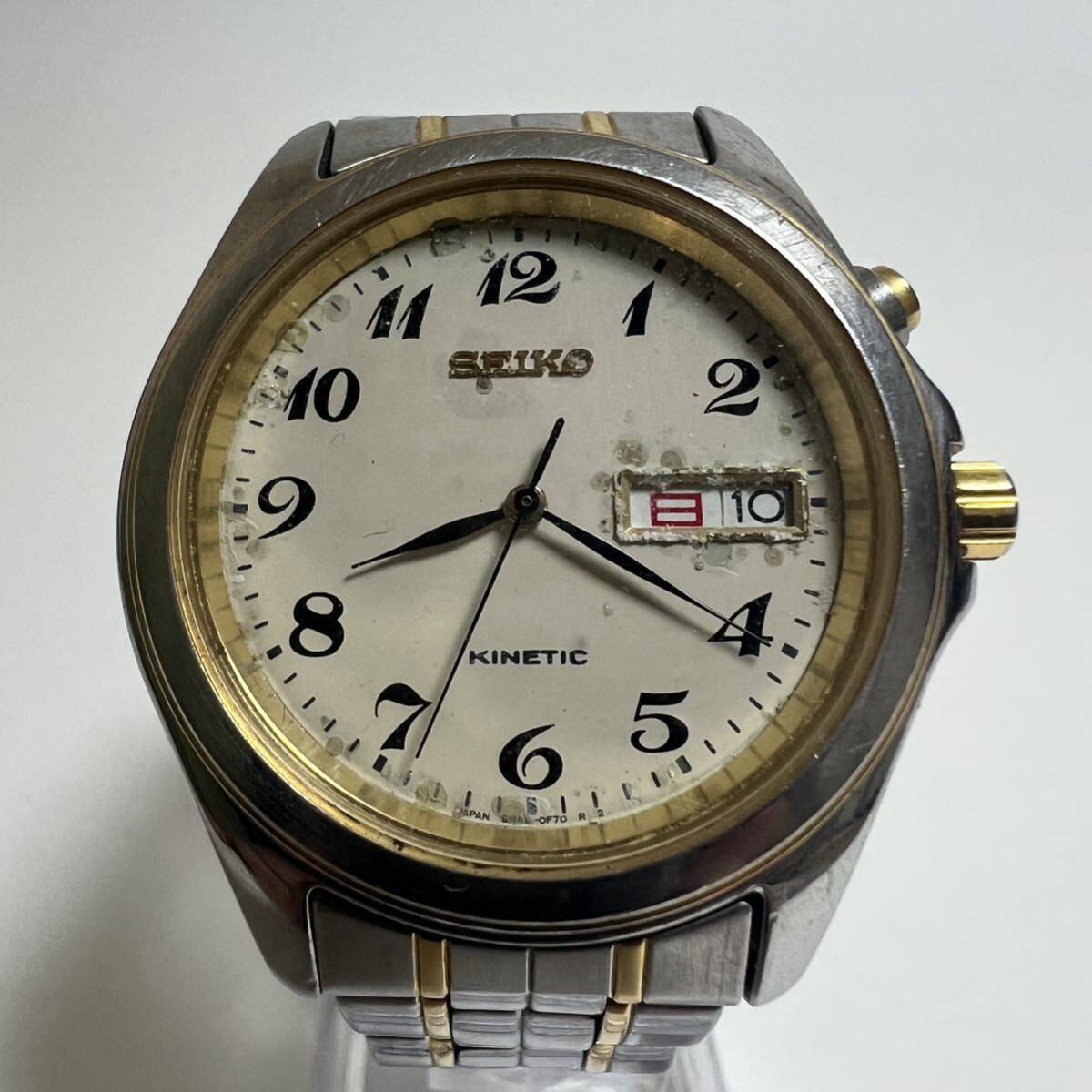 SEIKO セイコー 5M43-0E20 KINETIC キネティック 腕時計 の画像2