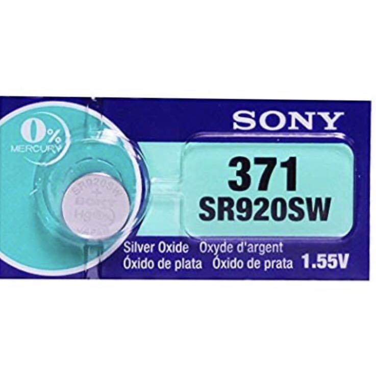 [ free shipping ]SONY acid . silver battery SR920SW 1 pcs 1 piece set button battery battery 