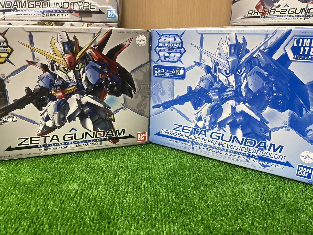  не собран SD Gundam Cross Silhouette ze-ta Gundam Wing Gundam Zero custom gun pra суммировать The kfeneks