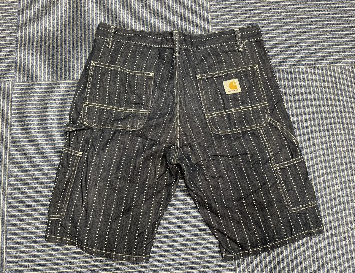 ☆カーハート☆carhartt☆ハート型ウォバッシュペインターハーフパンツ ☆30インチ_画像1