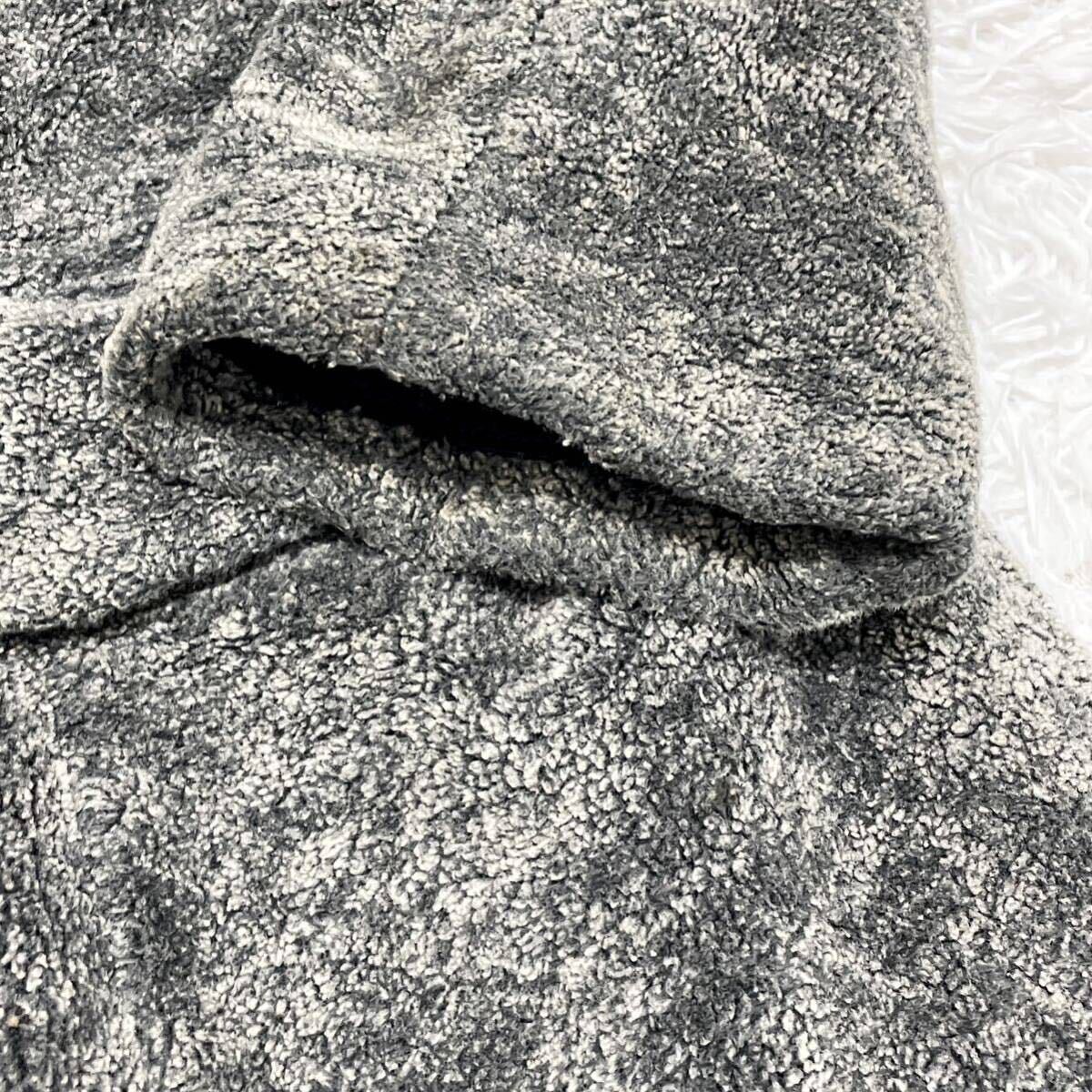 【エンポリオアルマーニ】 EMPORIO ARMANIチェスターコート ロングコート ウール イタリア製 ダークグレー_画像8