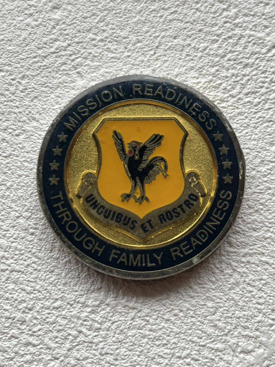 第1海兵航空団 1st Marine Aircraft Wing (MAW) United States Marine Corps Challenge Coin 米軍 海兵隊 チャレンジコイン 希少 レトロの画像1