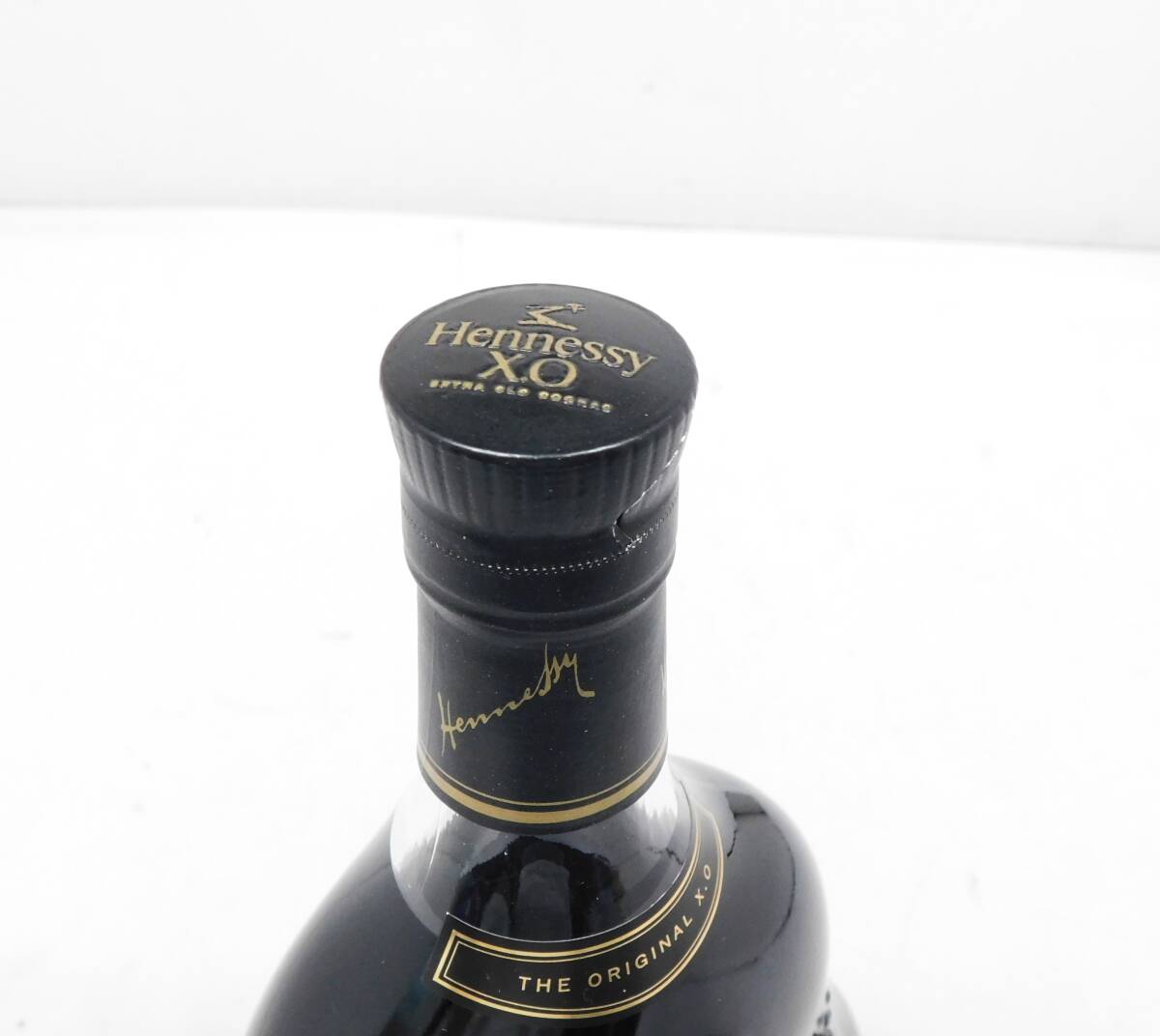 Hennessy ヘネシー ★ XO EXTRA OLD COGNAC ブランデー 黒ラベル 箱付き 未開栓／現状出品の画像5