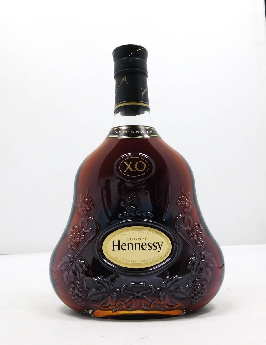 Hennessy ヘネシー ★ XO EXTRA OLD COGNAC ブランデー 黒ラベル 箱付き 未開栓／現状出品の画像2